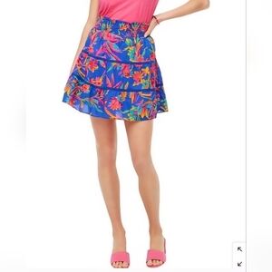 J.Crew Womens Sz S Lote 2 Floral Print Elastic Waist Skirts